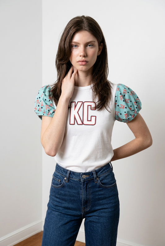 KC Current Darling Short Puff Tee T-Shirt