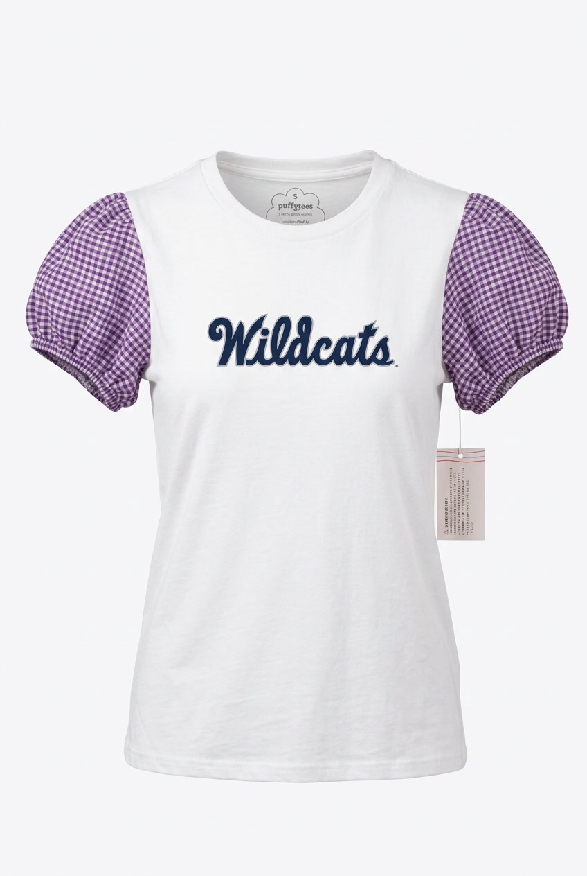 K-State Wildcats Classic Gingham Short Puff