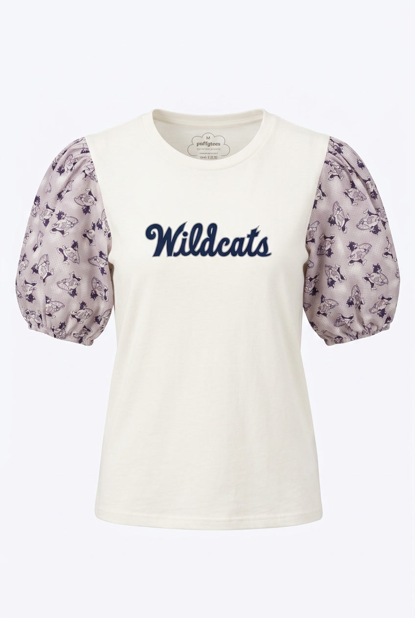 K-State Wildcats Script Long Puff