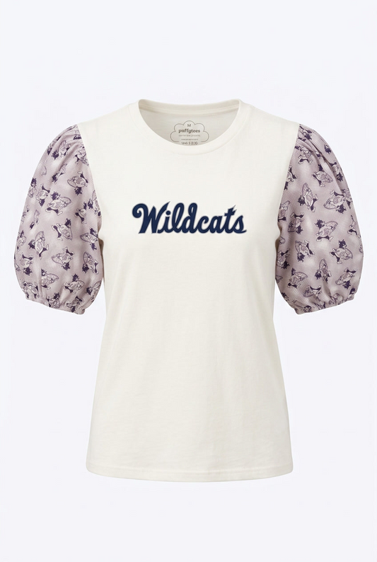 K-State Wildcats Script Long Puff