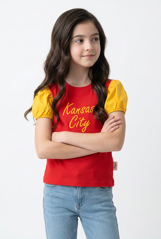 Toddler KC Red Puffytees